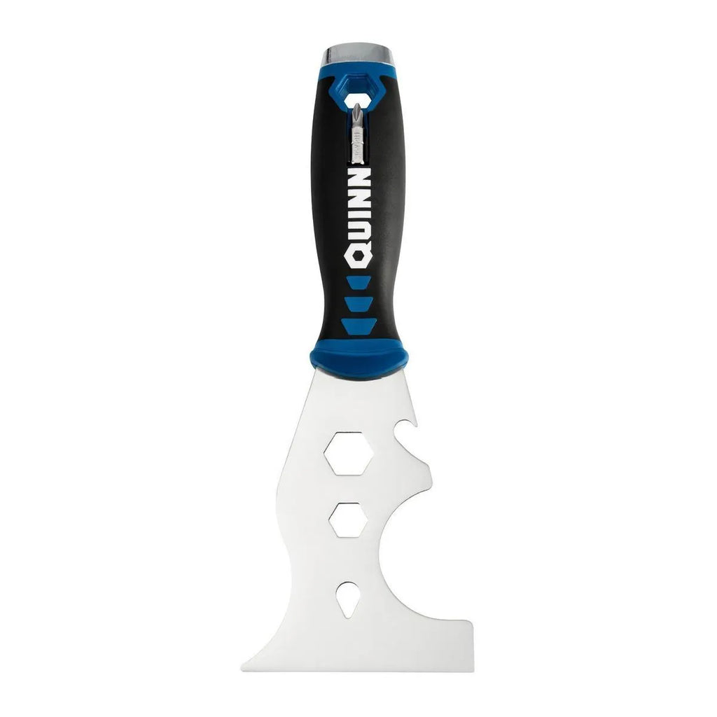 Quinn 14-in-1 Painter's Tool – Stainless Steel, 3" Blade, Ergonomic Grip