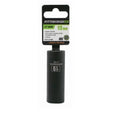 Pittsburgh Pro 19mm Deep Impact Socket – 1/2" Drive, 6-Point, Black Phosphate