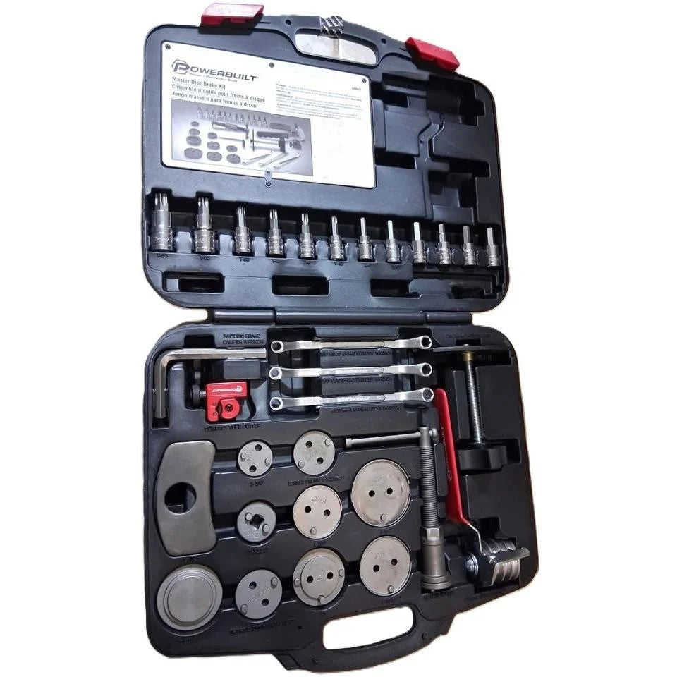 Powerbuilt Master Disc Brake Kit 48 Piezas Juego Maestro para Frenos a Disco Model 648622.