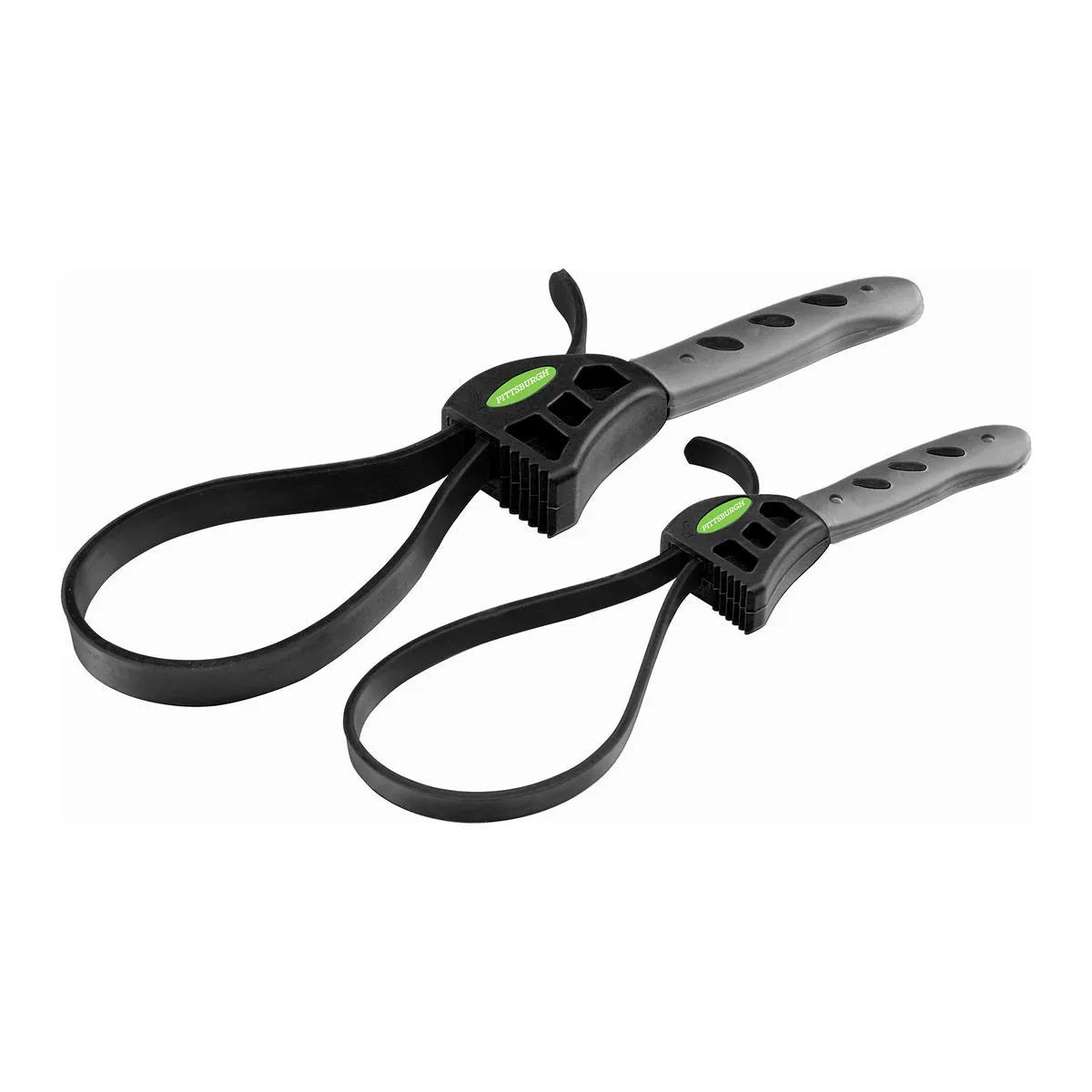 Pittsburgh 2-Piece Rubber Strap Wrench Set – No Surface Damage, Any Shape