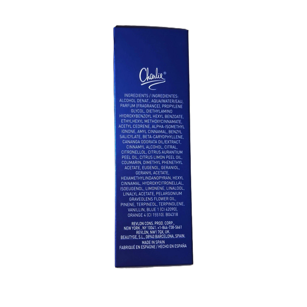 Revlon Charlie Blue Eau de Toilette for Women – Natural Spray, 100 ml / 3.4 fl.oz.