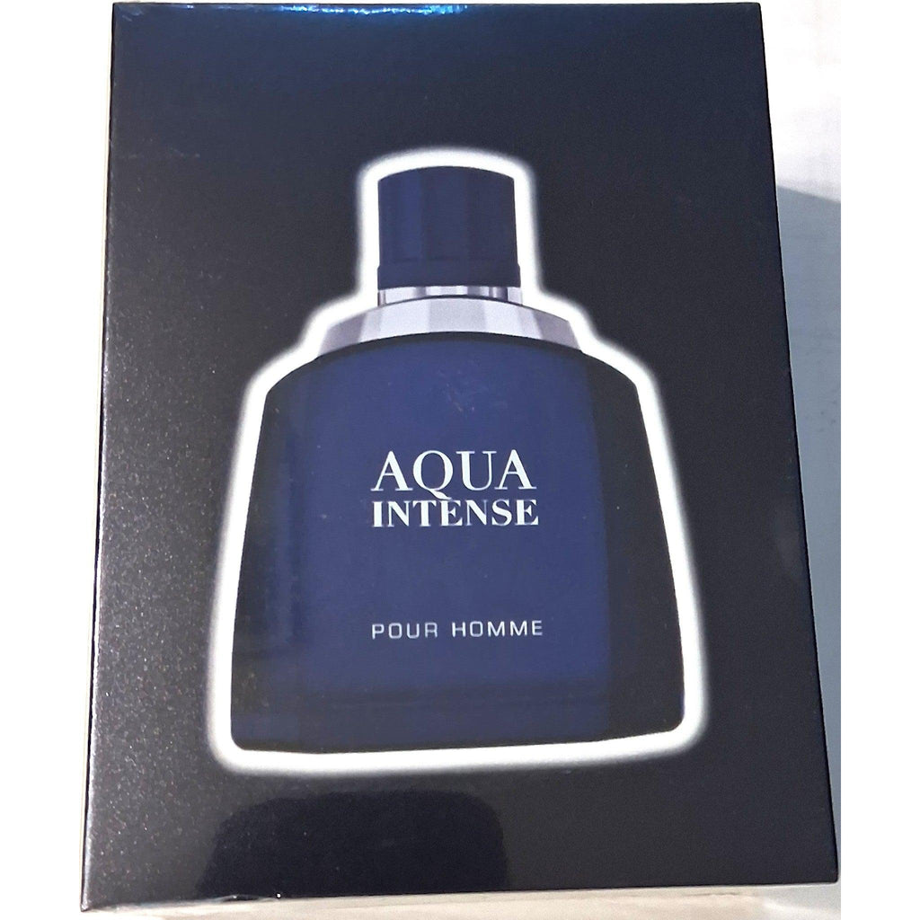 AQUA INTENSE POUR HOMME-EAU DE TOILETTE-VAPORISATEUR-NATURAL SPRAY-100 ML 3.4 FL.OZ.