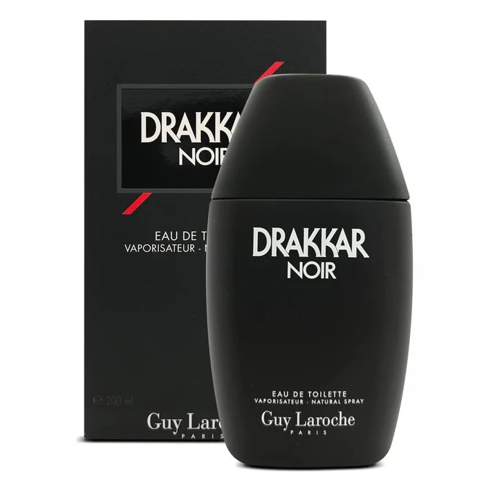 Guy Laroche Drakkar Noir Eau de Toilette for Men – Vaporisateur Spray, 200 ml / 6.7 fl.oz.