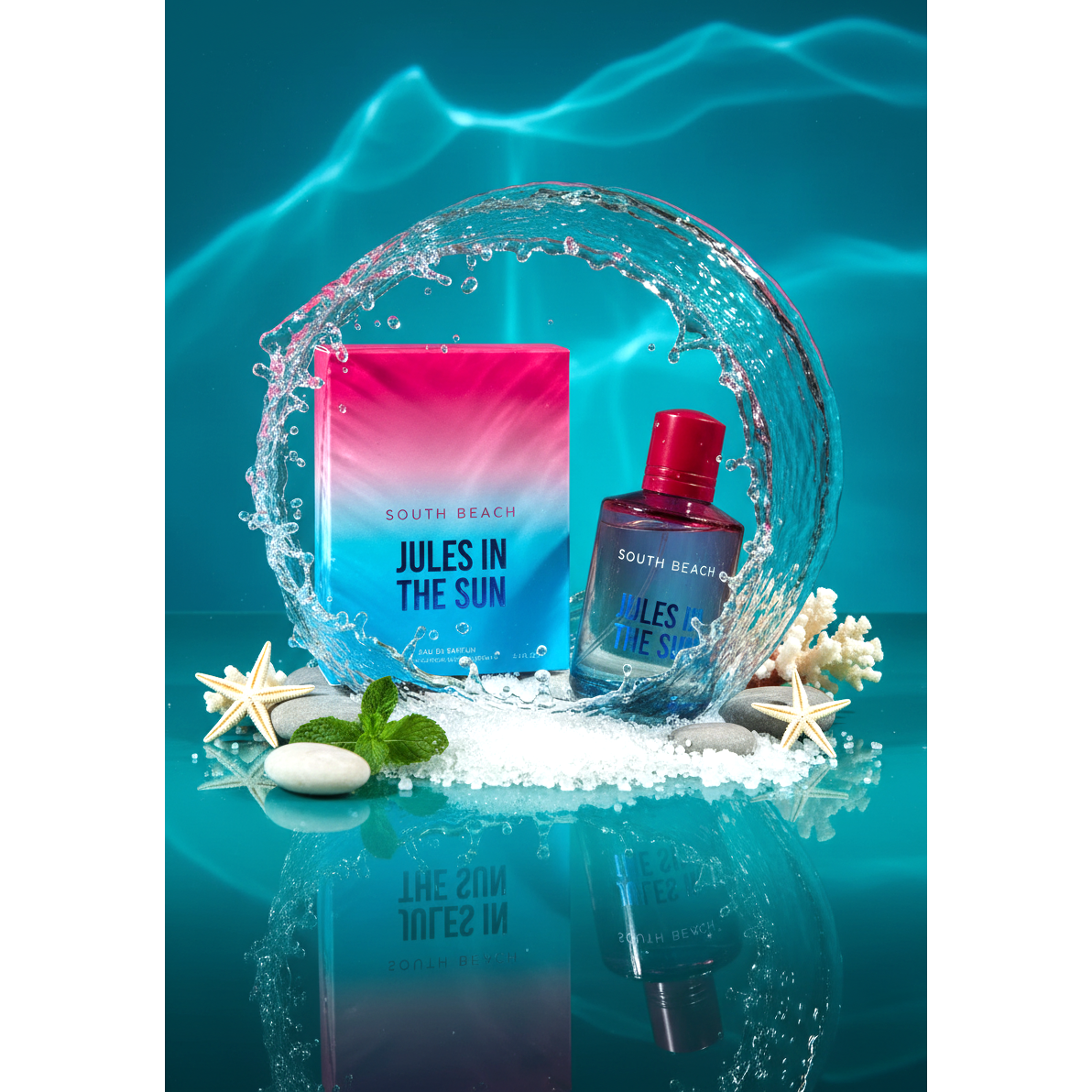 South Beach Jules in the Sun Eau de Parfum – Natural Spray, 100 ml / 3.4 fl.oz.
