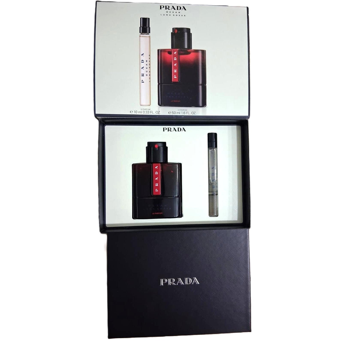 Prada Luna Rossa Ocean Le Parfum Gift Set – 50 ml + 10 ml Travel Spray