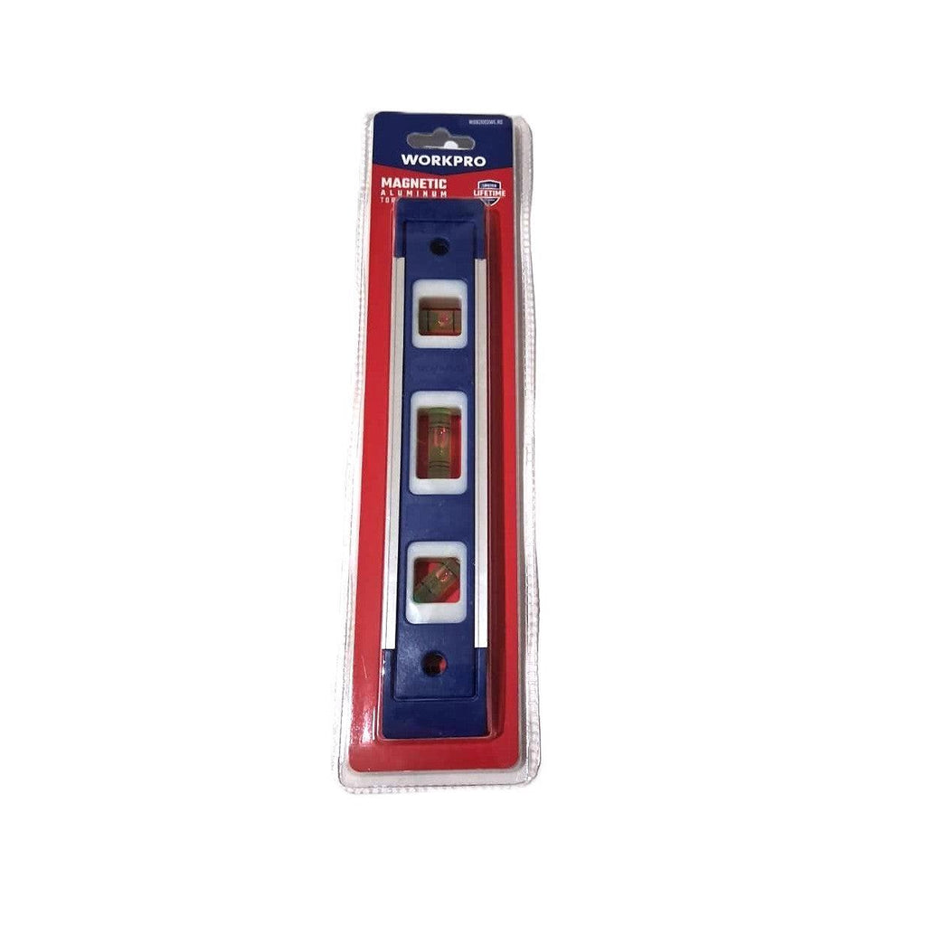 WORKPRO 9" Magnetic Aluminum Torpedo Level (W062082WL-RS)