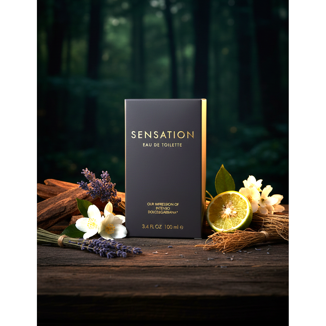 Sensation Men Eau de Toilette – Vaporisateur Spray, 100 ml / 3.4 fl.oz.