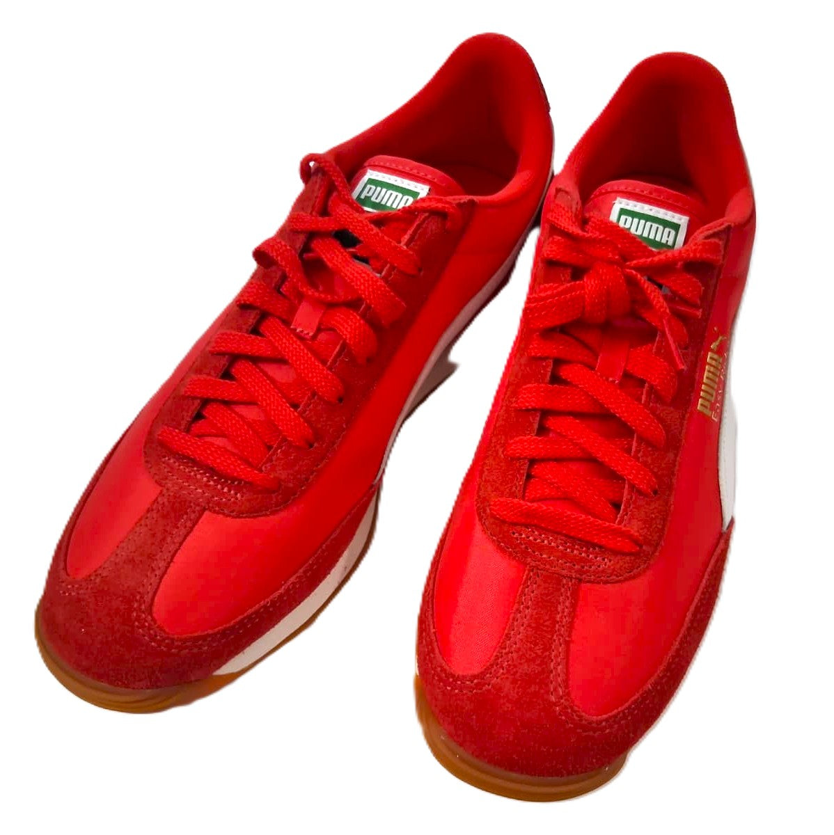 Puma Easy Rider – Tenis Retro Hombre Rojo Escarlata/Blanco/Suela Gum – Talla US 11