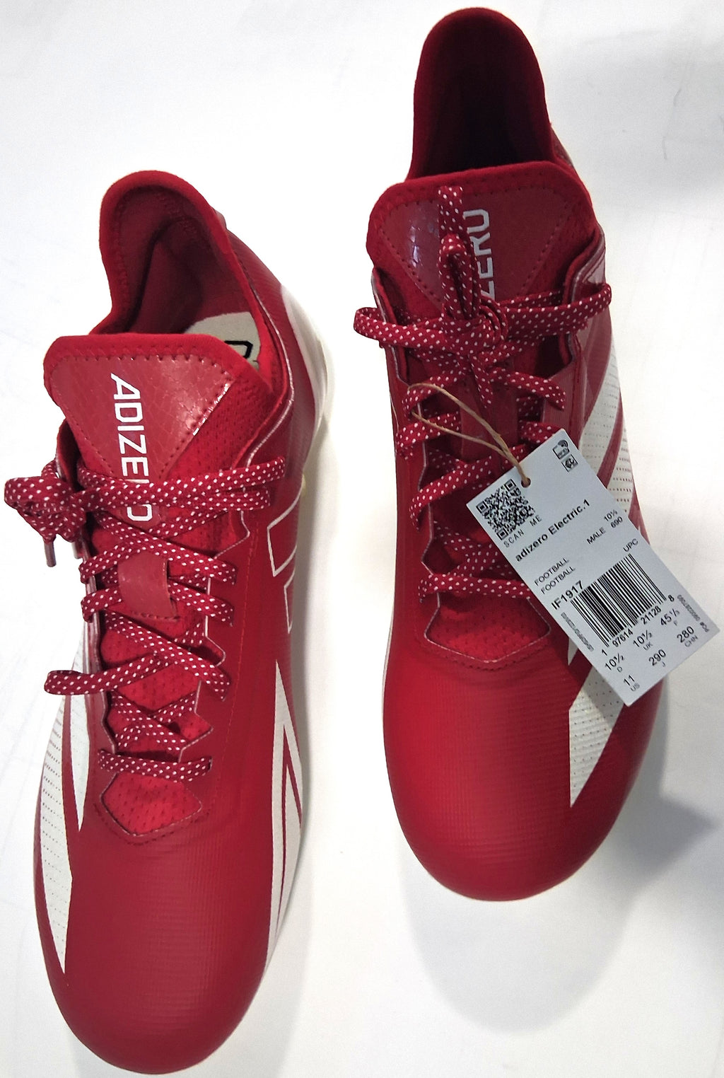 Adidas Adizero Electric 1 Football Cleats – Men's US Size 11, Made in Vietnam
