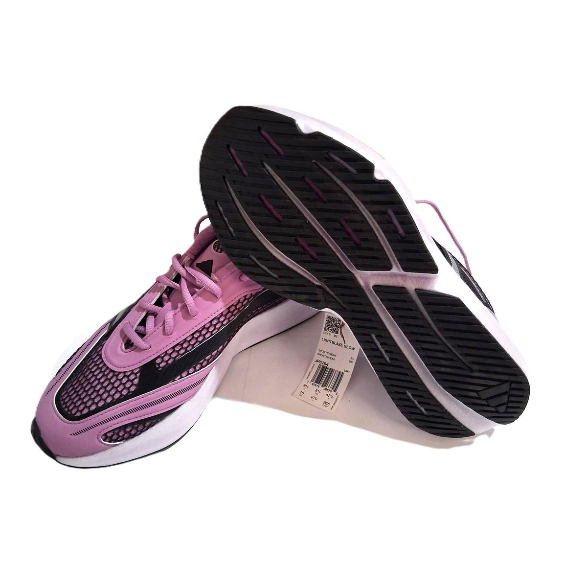 Adidas Lightblaze Glow – Tenis Running Mujer Rosa Orquídea/Negro/Blanco Lavanda – Talla US 10