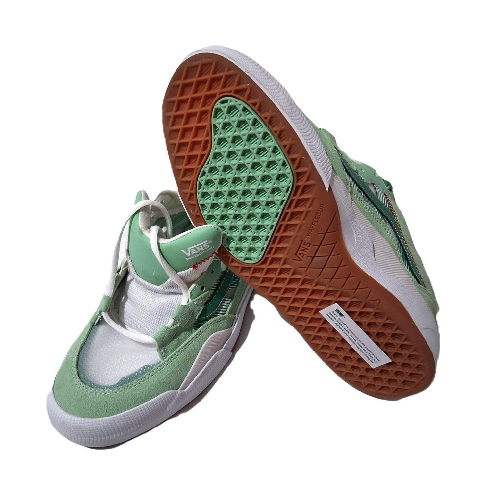 Vans Skate Rowan – Tenis Skateboarding Hombre WaffleCup Verde Menta/Blanco – Talla US 10.5.