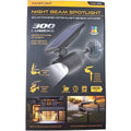 Farpoint Night Beam Spotlight Solar 300 Lumens Sensor Movimiento Dusk to Dawn IP64 Negro | LED TEC