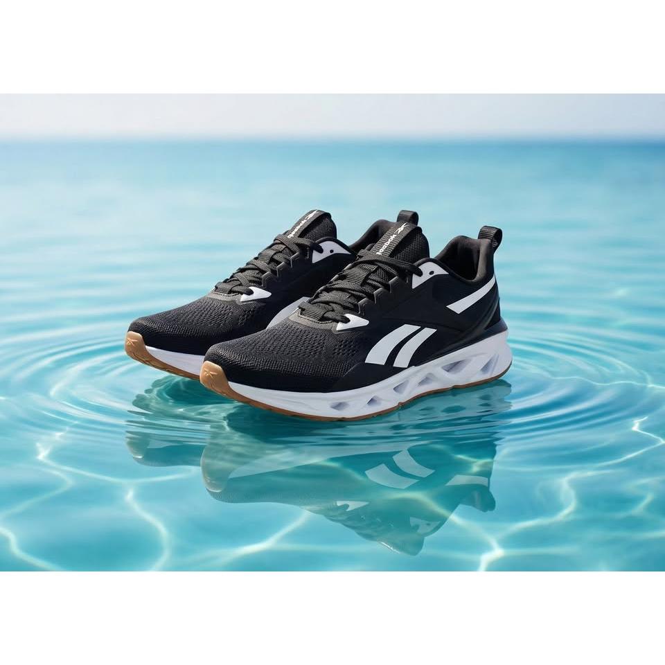 Reebok Zig Dynamica 4 – Tenis Deportivo Hombre Negro/Blanco/Suela Gum – Tallas US 10 y 10.5