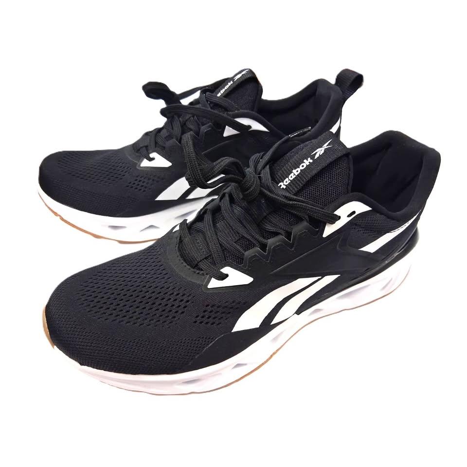 Reebok Zig Dynamica 4 – Tenis Deportivo Hombre Negro/Blanco/Suela Gum – Tallas US 10 y 10.5