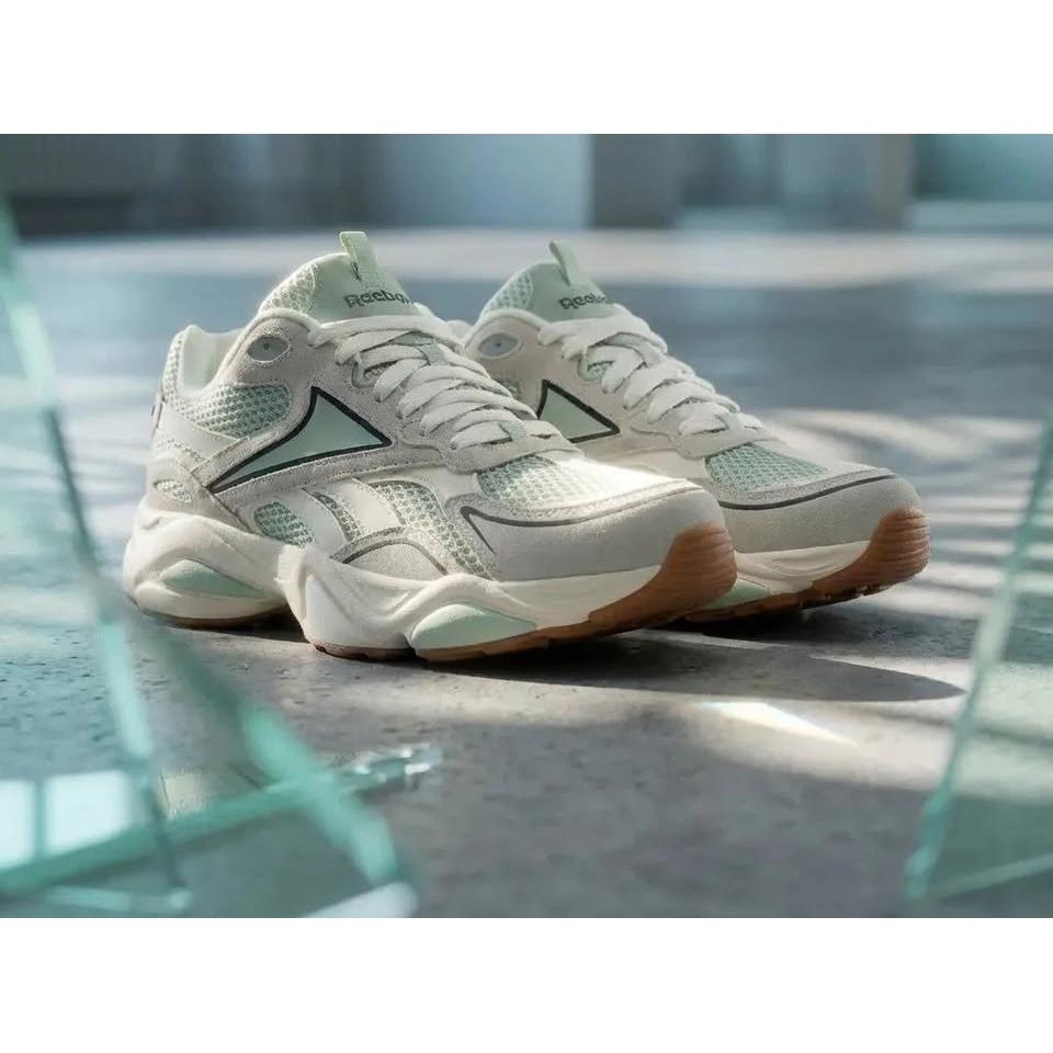 Reebok Nanoflex TR 2 – Tenis Deportivo Blanco Crema/Verde Menta/Gum Tallas 9.5 y 11
