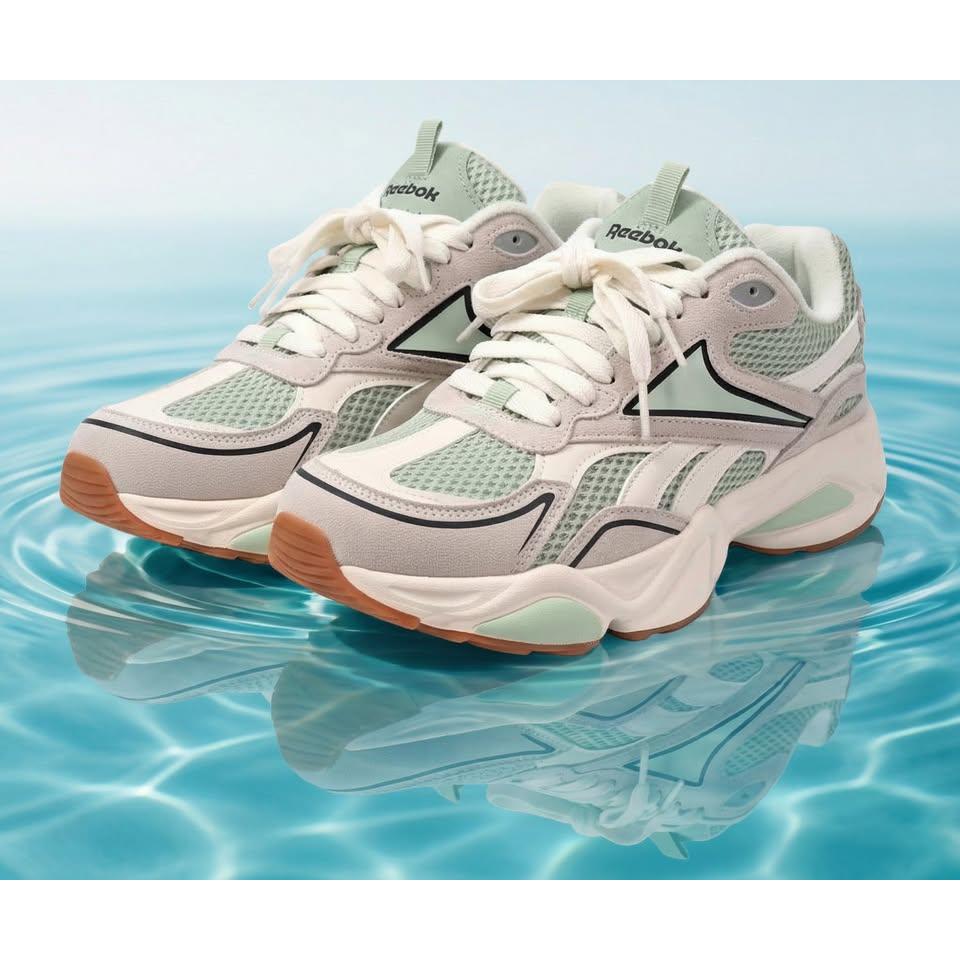 Reebok Nanoflex TR 2 – Tenis Deportivo Blanco Crema/Verde Menta/Gum Tallas 9.5 y 11