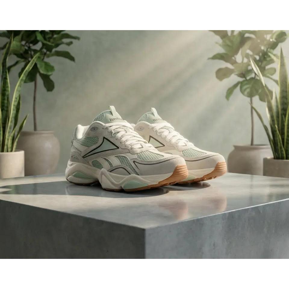 Reebok Nanoflex TR 2 – Tenis Deportivo Blanco Crema/Verde Menta/Gum Tallas 9.5 y 11