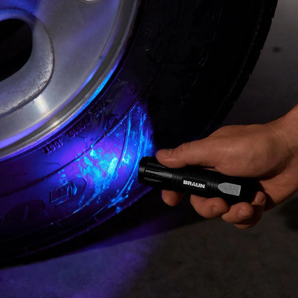 Linterna LED detectora de fugas UV BRAUN