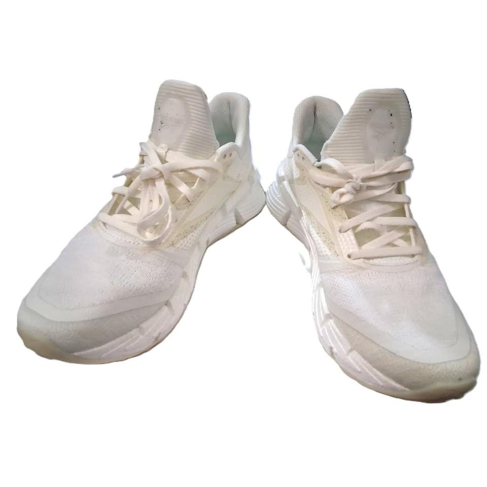 Reebok Zig Kinetica 3 – Tenis Deportivo Triple Blanco/Crema – Talla US 10