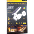 Farpoint Night Beam Spotlight Solar 300 Lumens Sensor Movimiento Dusk to Dawn IP64 Blanco | LED TEC