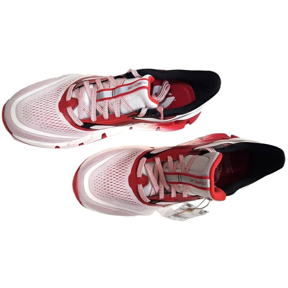 Reebok FloatZig 2 Running Course – Tenis Running Hombre Blanco/Rojo/Negro