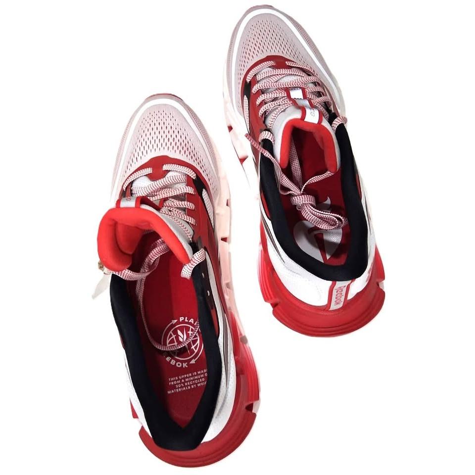 Reebok FloatZig 2 Running Course – Tenis Running Hombre Blanco/Rojo/Negro