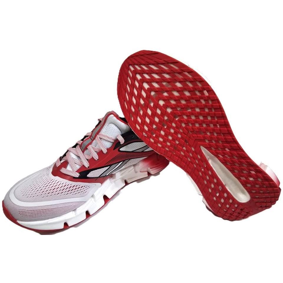 Reebok FloatZig 2 Running Course – Tenis Running Hombre Blanco/Rojo/Negro