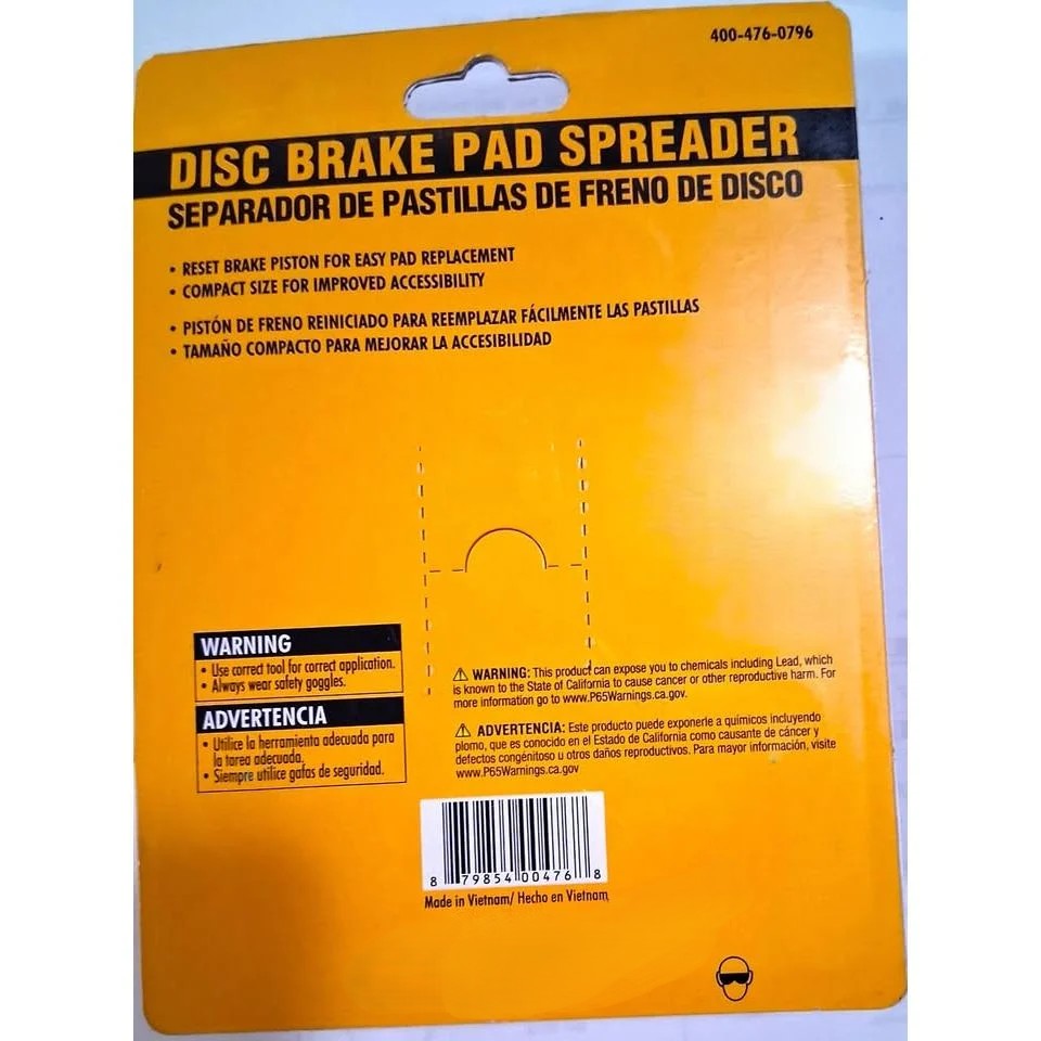 Olympia Tools Separador Pastillas Freno Disco Compact — Retractor Pistón Calibrador
