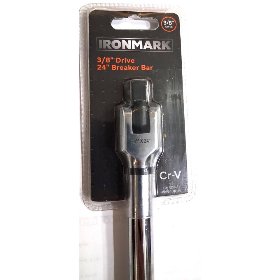 Ironmark Barra de Fuerza 3/8" Drive 24" (61 cm) — Cabeza Giratoria 180° Acero Cr-V ANSI