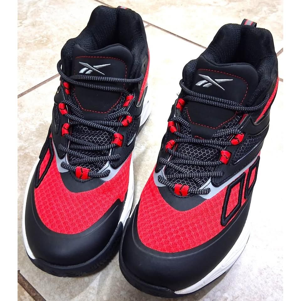 Reebok BB 4000 II – Tenis Basketball Hombre Negro/Rojo/Gris – Talla US 11
