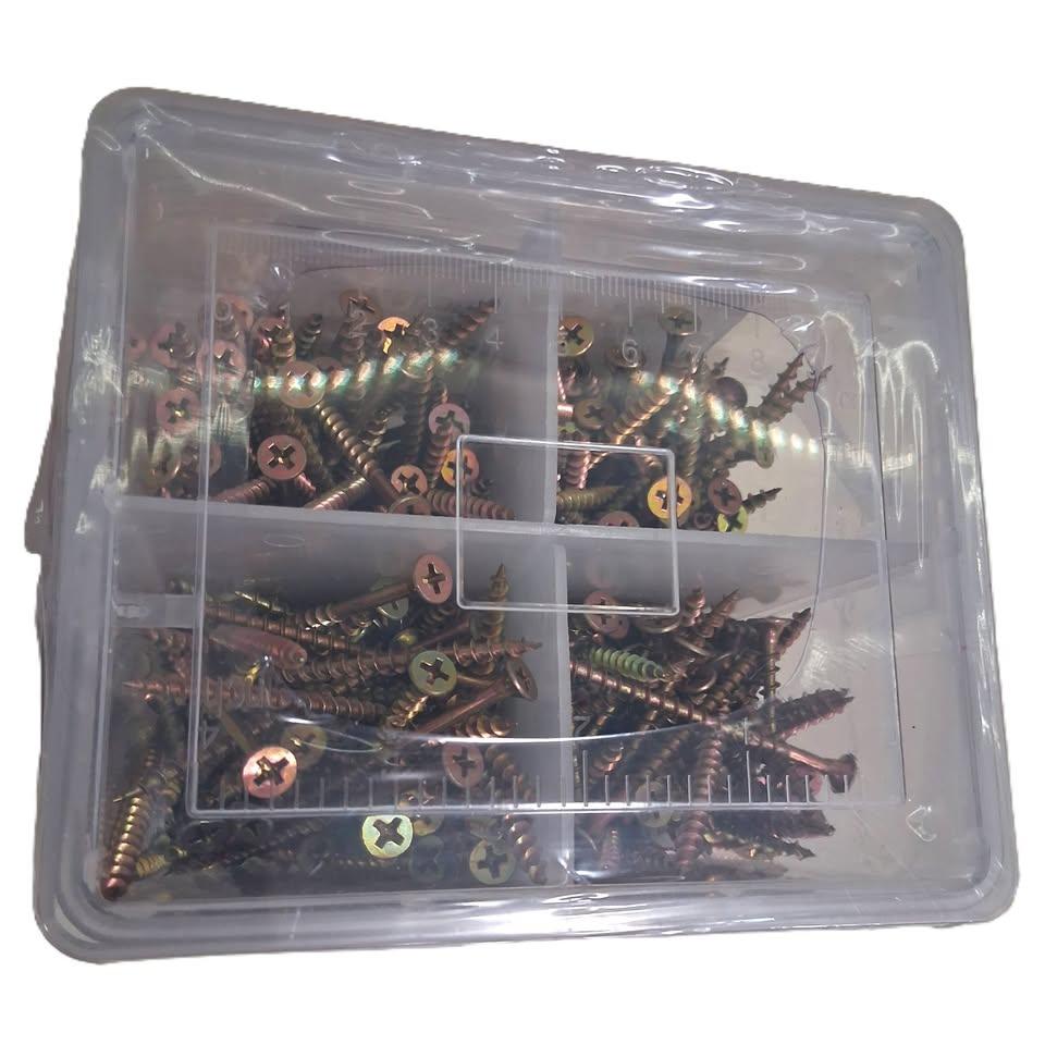 King Interior Construction Screw Assortment – 465 Pieces (3252-0)