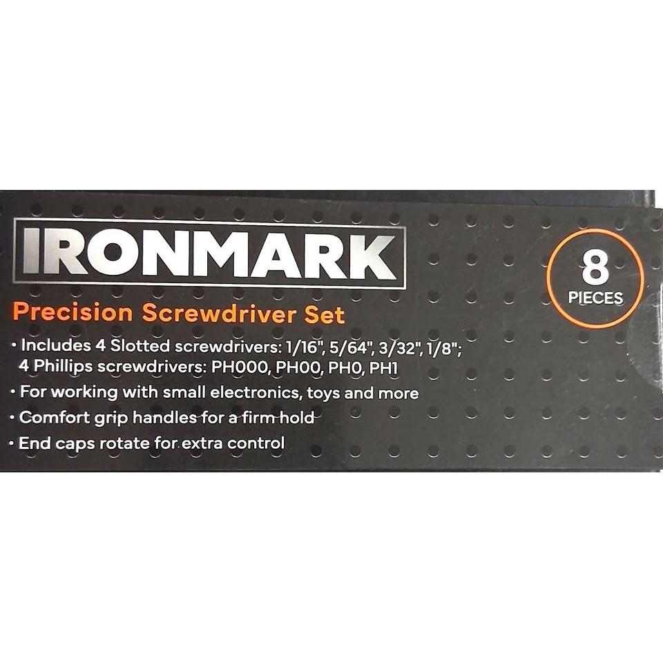 IRONMARK Precision Screwdriver Set – 8 Pieces