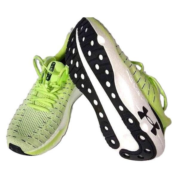 Under Armour Infinite Elite HOVR+ – Tenis Running Verde Neón/Blanco/Negro Talla 9