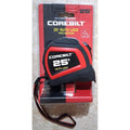 CoreBilt 25' Auto Lock Tape Measure – Red