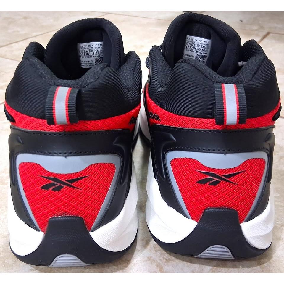 Reebok BB 4000 II – Tenis Basketball Hombre Negro/Rojo/Gris – Talla US 11