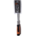 Carraca Extensible Cabeza Flexible 3/8" Iron Mark – Cr-V | 72 Dientes | 9.5"-13.5" | 180° Flex Head | Quick Release | Meets ANSI Standards