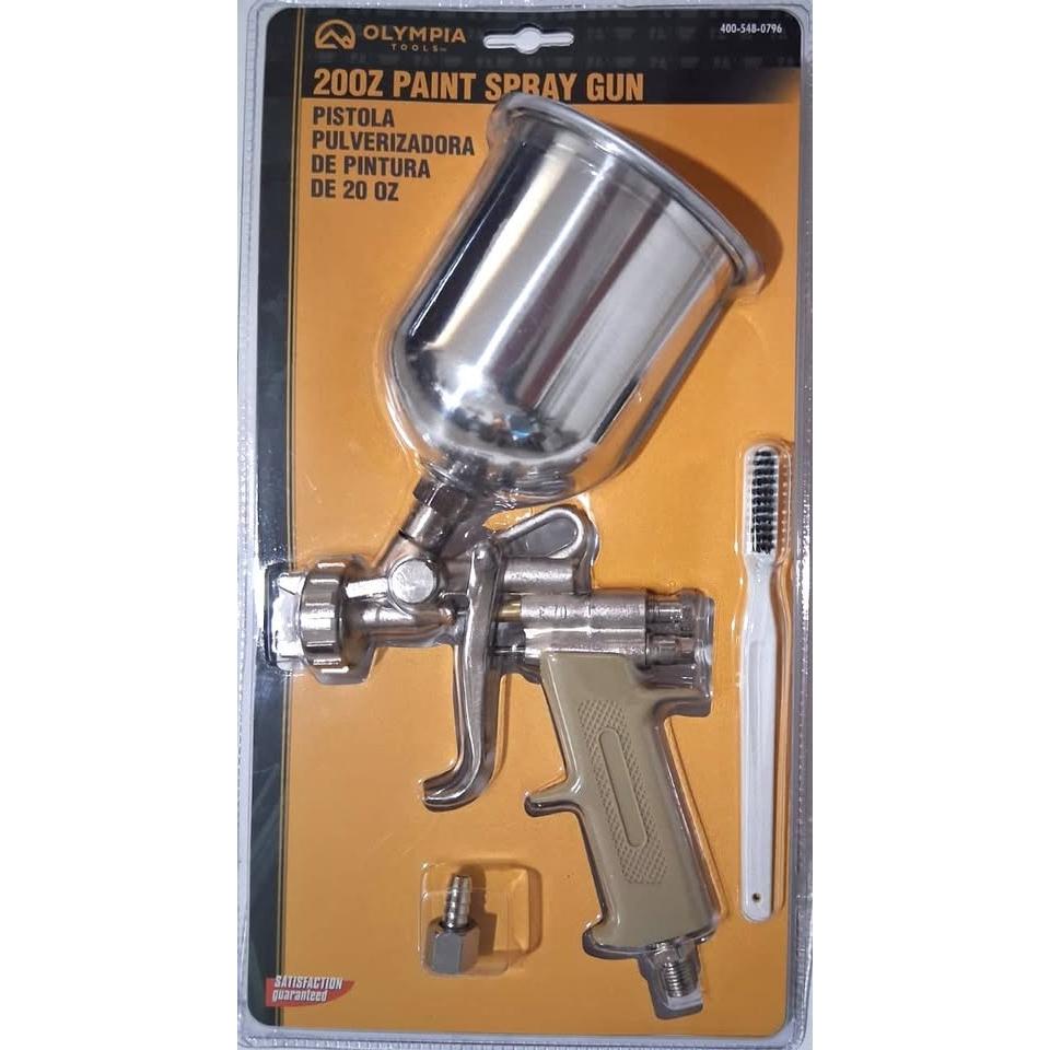 Olympia Tools 20oz Gravity Feed Paint Spray Gun (400-548-0796)
