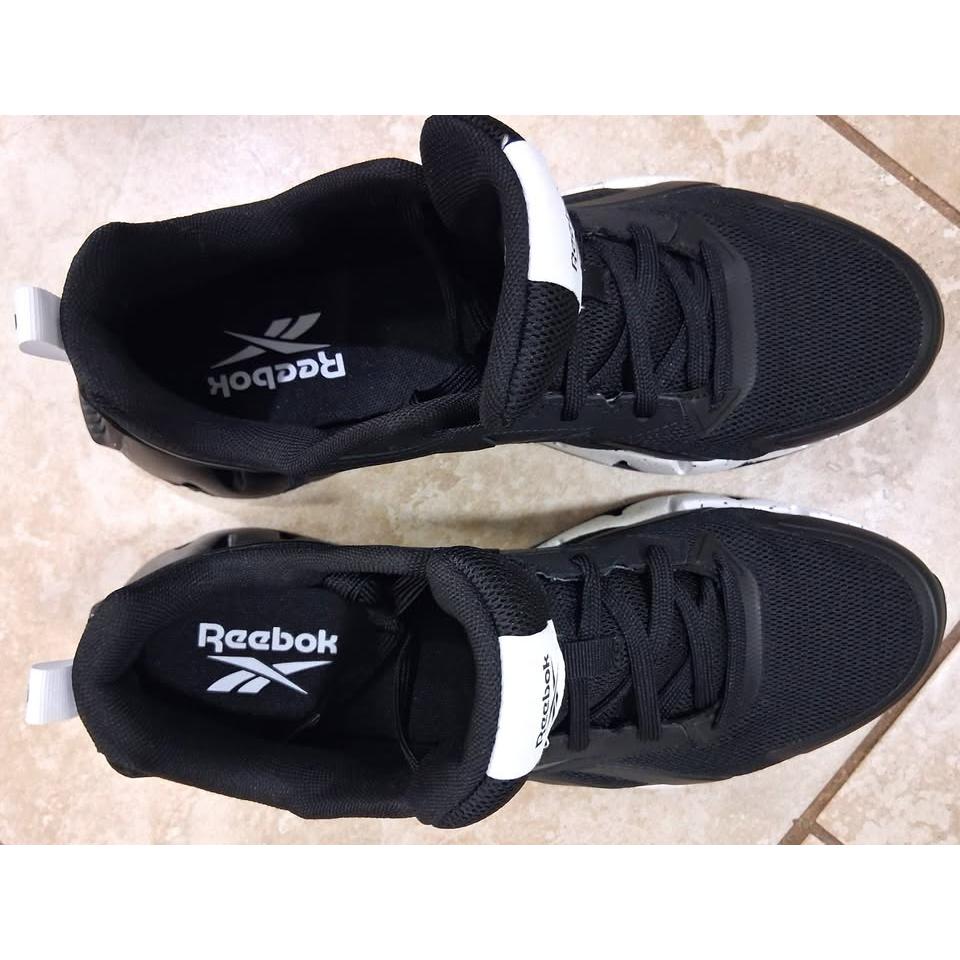 Reebok Zig Dynamica – Tenis Deportivo Hombre Negro/Blanco – Tallas US 10 y 10.5