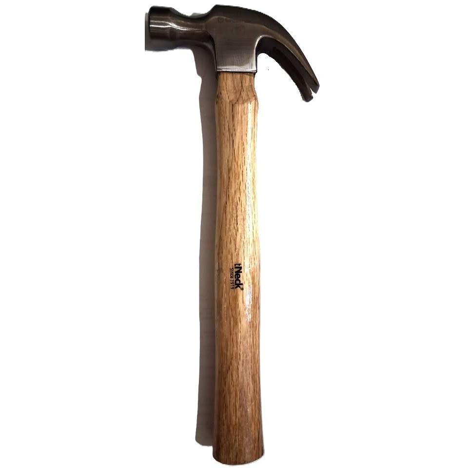tNeck 16 oz Claw Hammer – Drop-Forged Steel, Wood Handle