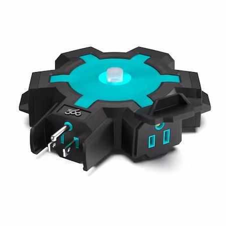 Adaptador 5 Tomas Heavy Duty Exterior 360 PowerHub XL – 15A 125V 1875W