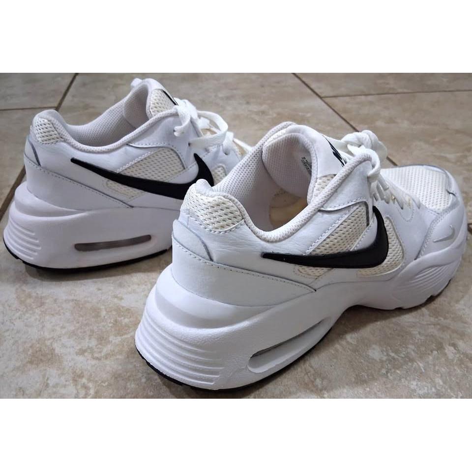 Nike Air Max Fusion – Tenis Originales Blanco/Negro/Gris Plateado Talla 11.5