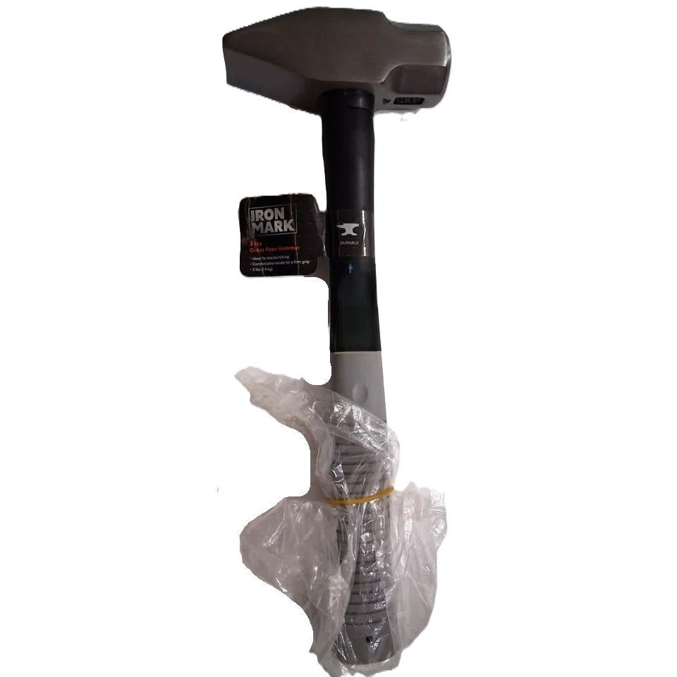 Iron Mark 3 lb Cross Peen Hammer – Blacksmithing, Fiberglass Handle