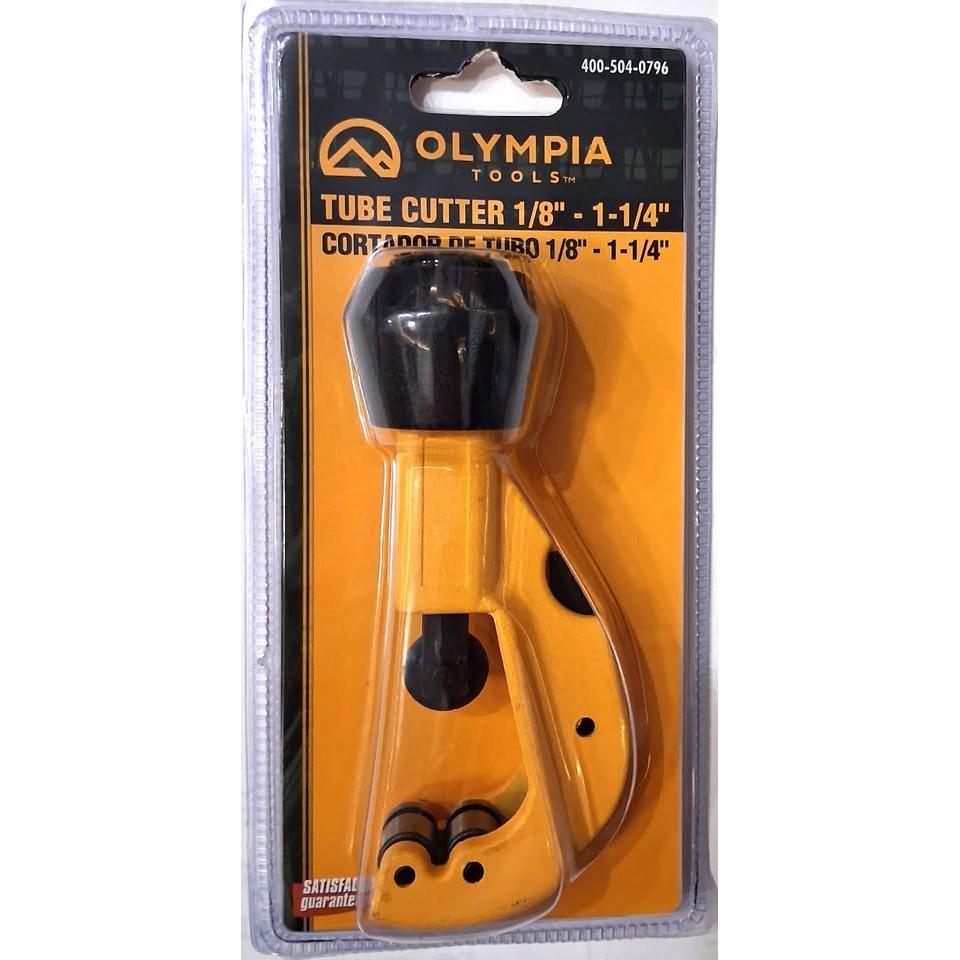 Olympia Tools Tube Cutter – 1/8" to 1-1/4" (3–32mm)