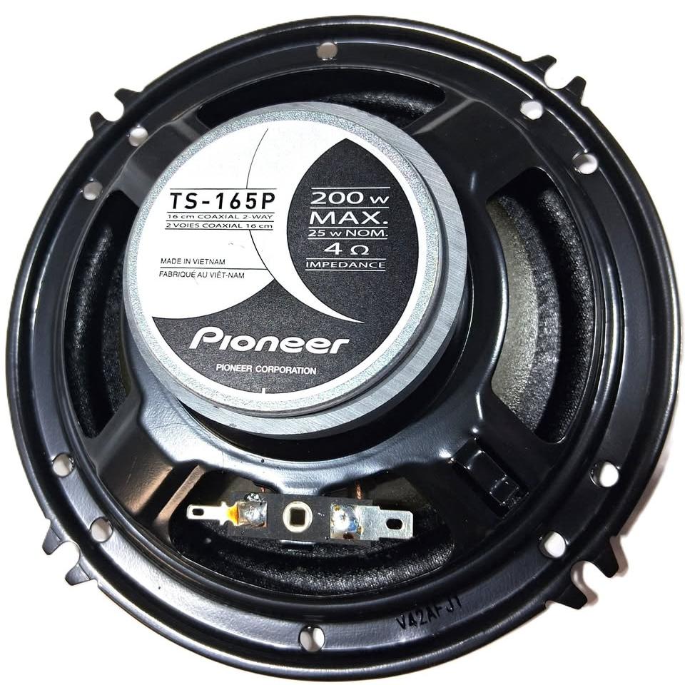 Pioneer TS-165P 6.5" 2-Way Coaxial Car Speakers – 4-Pack (2 Pairs), 200W Peak