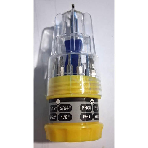 14-in-1 Mini Screwdriver Set – Magnetic Bits with Storage Base