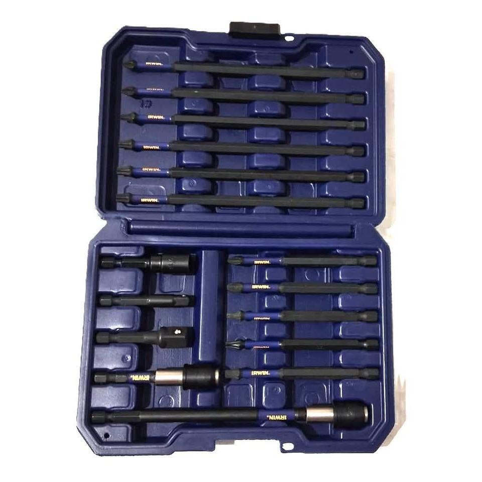 IRWIN IMPACT Screwdriver Bit Set – 16 Pieces (IWAF1316)