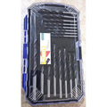 Set 16 Brocas para Madera Fuerte – Tallas Imperiales 1/8"-3/8" | Estuche Azul Rígido | Carpintería y Bricolaje