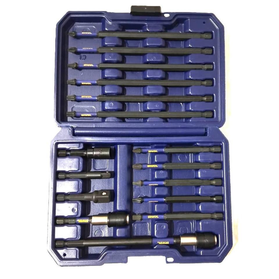 IRWIN IMPACT Screwdriver Bit Set – 16 Pieces (IWAF1316)