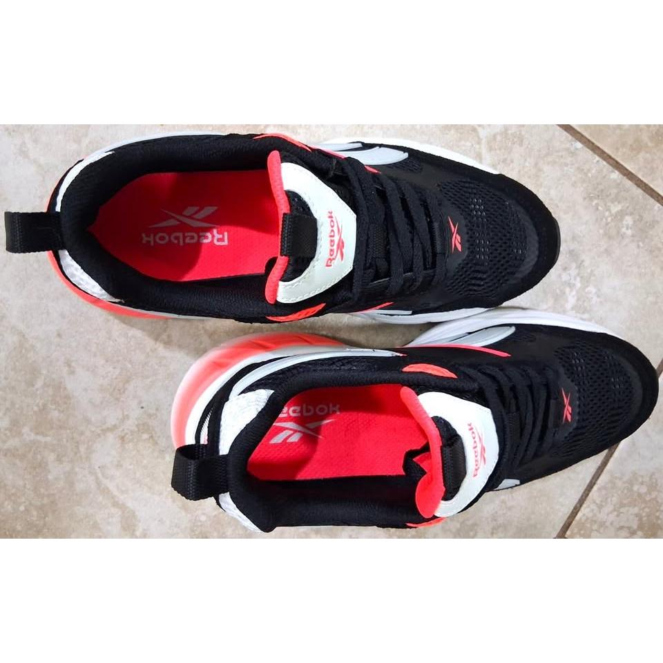 Reebok Energen Run 2 – Tenis Running Mujer Negro/Coral Neón/Blanco