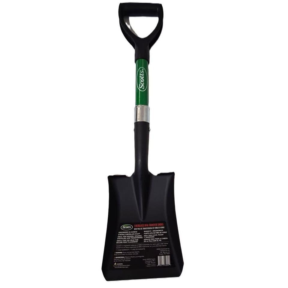 Scotts Fiberglass Mini Transfer Shovel – Ergonomic D-Handle